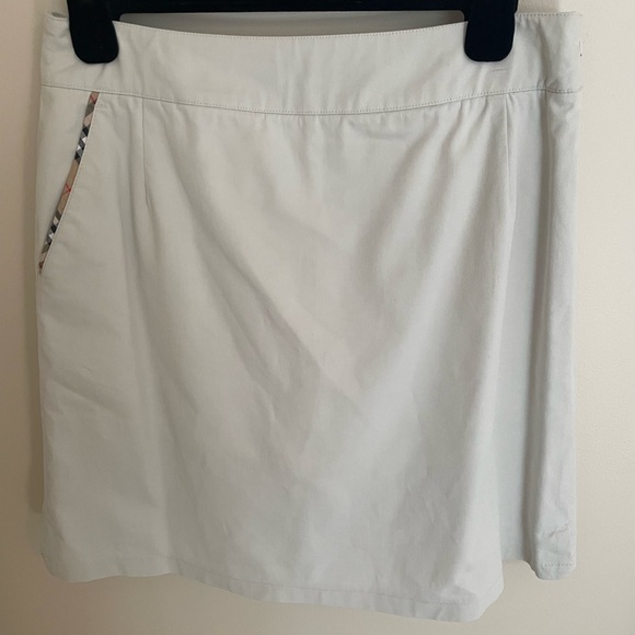 Burberry Golf Skort with Check Trim - Picture 2 of 9
